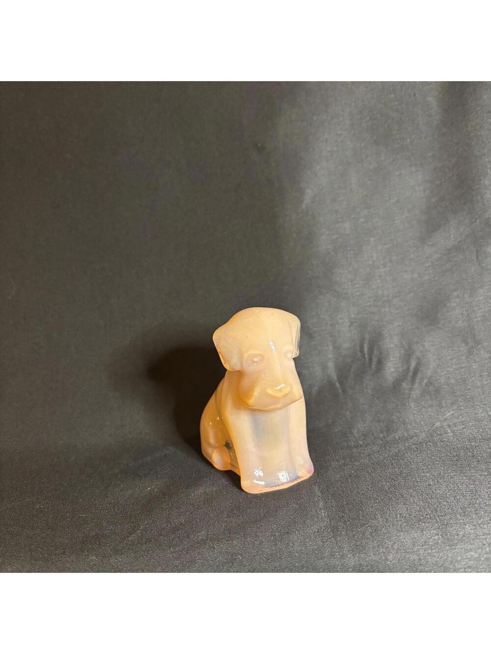 Degenhart Dog - Pink Glass